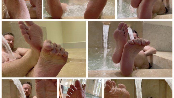 Feet Vini - Relaxing in the Jacuzzi and wanting your tongue on my feet