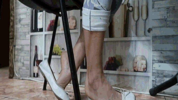 Princess Of Volcanoes - Dirty feet in white ballet flats WMV(1280x720)FHD