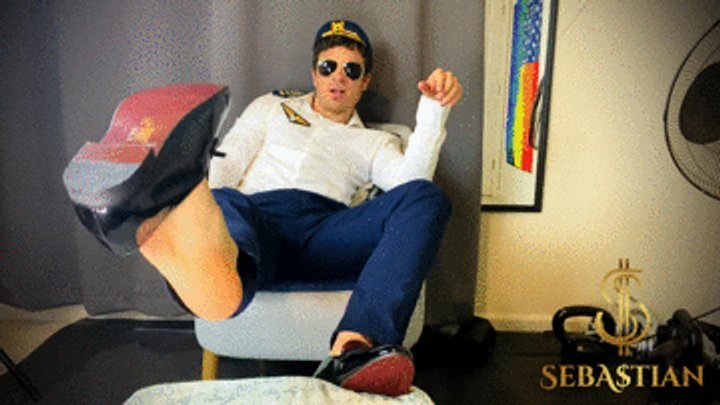 Sebastian Cash Findom Alpha Deluxe - Pilot's Fly Loafers & Feet