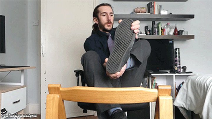 Fishnethousepet - Charlie's Feet Tickled After Work