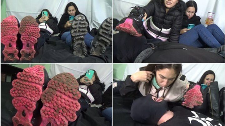 Girls Fetish Brazil - Dirty Muddy Shoes Hard and Spitting Humiliation Slave by Bruna an Evelyn # (SD Mobile)