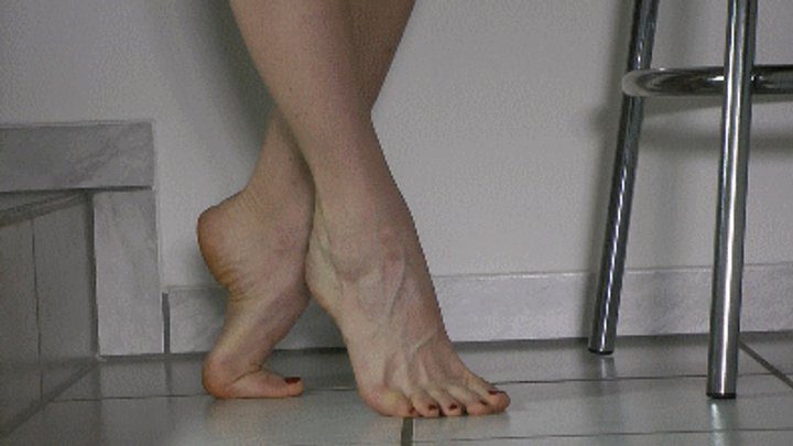 Ballerinas Flip Flops And More - AlanasHighlyArchedFeet (WMV)