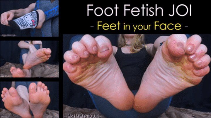 Goddess Misha Mystique - Foot Fetish JOI: Feet in your Face - wmv