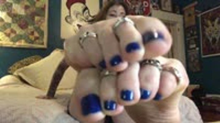 Scarlett's Fetish Fantasies - Toe Rings Foot Worship JOI