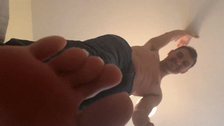Jock Foot Humiliation - Interview with the Giant feat Aaron- MKV