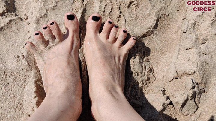 Goddess Circe - FEET ON THE BEACH 2