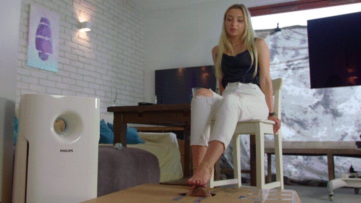 Polish Mistress Clips - Homeless Man In Cardboard At Mercy Of Goddess Helena - Episode 14 - Part 02 - 4096x2304 - 4K