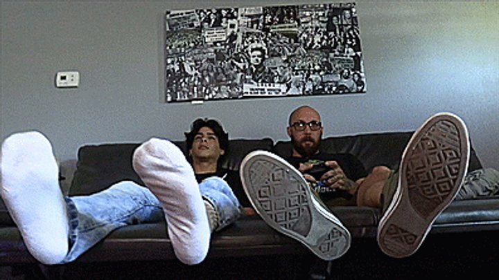 Ginarys Kinky Adventures - Stroke Your Cock While You Worship The Feet Of Dustin Steele & Julian Jaden (SD 720p WMV)