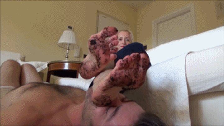 Cruel Footdom - GODDESS KALYPSO - Dirty feet licking 8 - REMASTERED