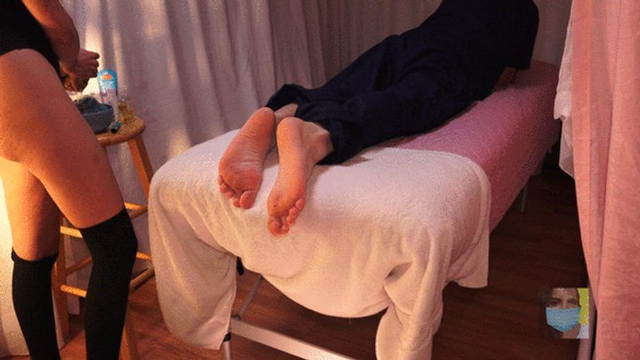 Covid Couple - Gifted Foot Massage