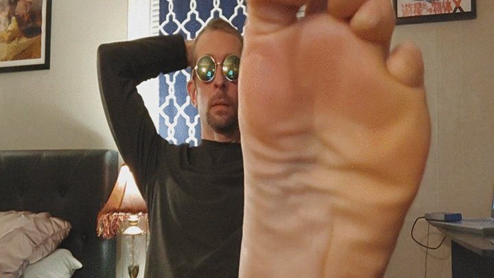 Young Sexy Foot Fetish Guy - Showing You My Bare Feet Before Stepping On You