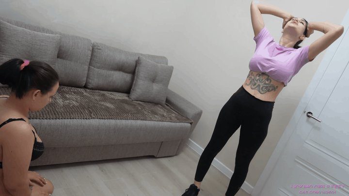 Servants For Girls - SARAH - Do you like my sweat after a hard workout? (4K)