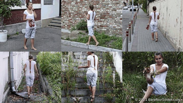 Barefoot Street - Artemeda's long walk through the dirty quarter of the evening city (Full with 40% discount) #20211231