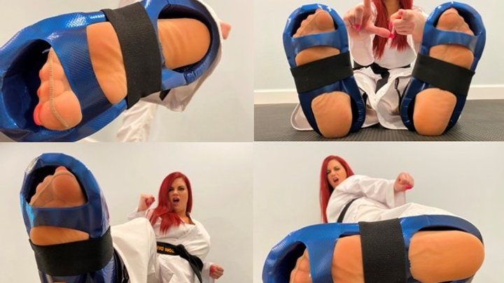 Foot Mode Mixed Fights - Hot Sweaty Karate Hosed Feet