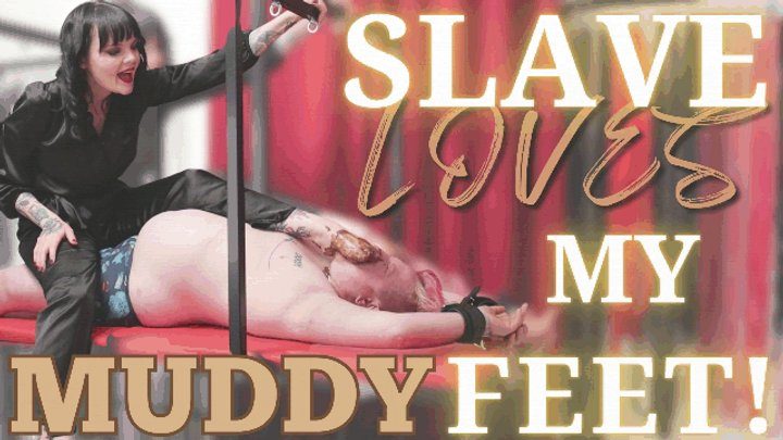 Mistress Petra Hunter - Slave Loves My Muddy Feet