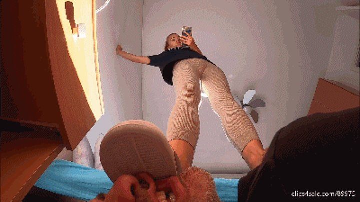 Divine Goddess Gabriella - GABRIELLA - Morning routine - Dirty feet licking, throat and face trampling
