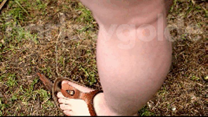 Harlow's Fetish Emporium - BBW Outdoors Dirty Feet and Toes MP4