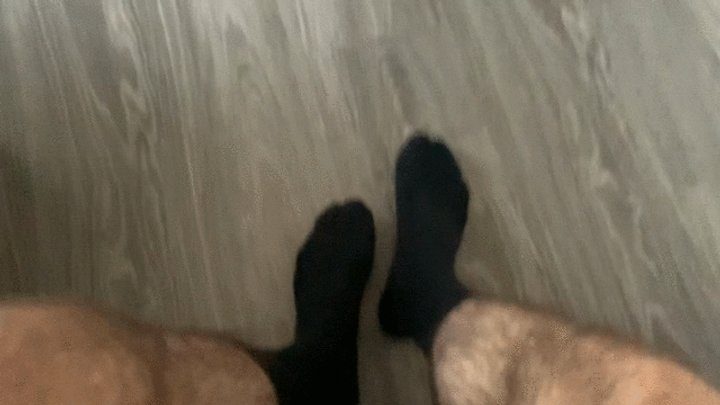 Feetboy99 - Boy 22 y show his hairy feet after work (italian feet)