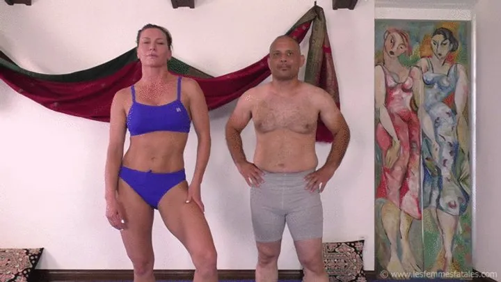 Les Femmes Fatales Productions - Excellent Competitive Mixed Wrestling! Ariel X vs Alex