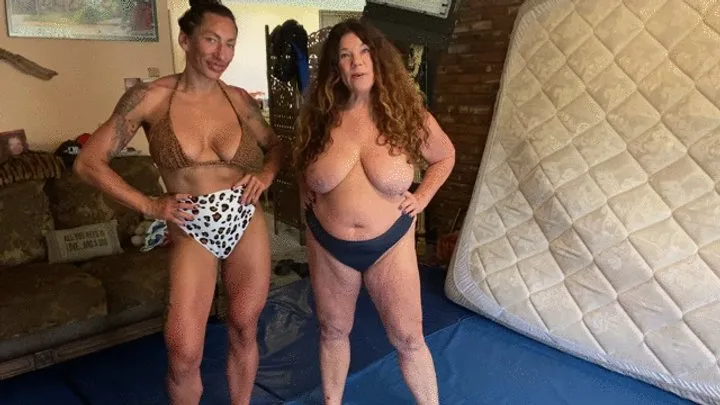 Kristease Battling Babes - Kristie vs Luna - Competitive Wrestling