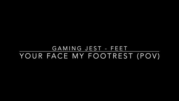 Gaming Jest Feet - under the desk