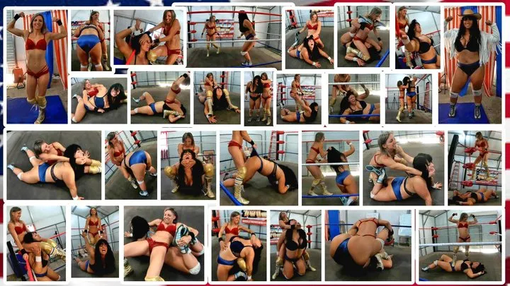 Modest Moms Wrestling - Panty Pro Wrestling! 2
