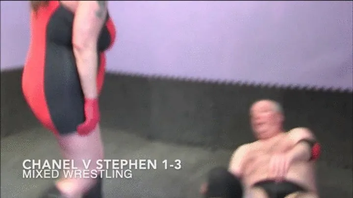 Pole Fighters Mixed Wrestling - Chanel v Stephen Part 1 Trilogy