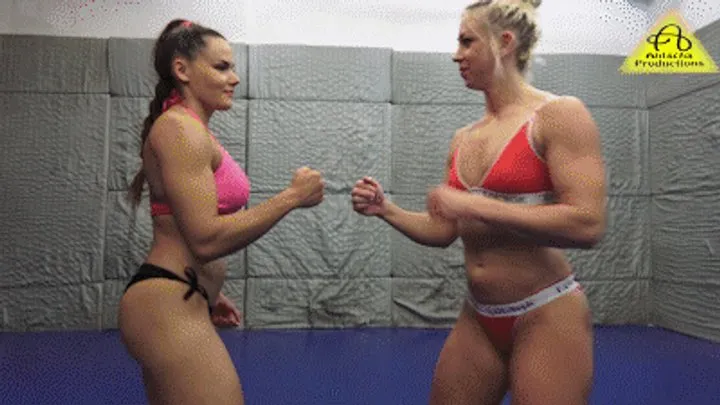 Antschas Wrestling And Fetish Store - Dolly vs Viper competitive female match