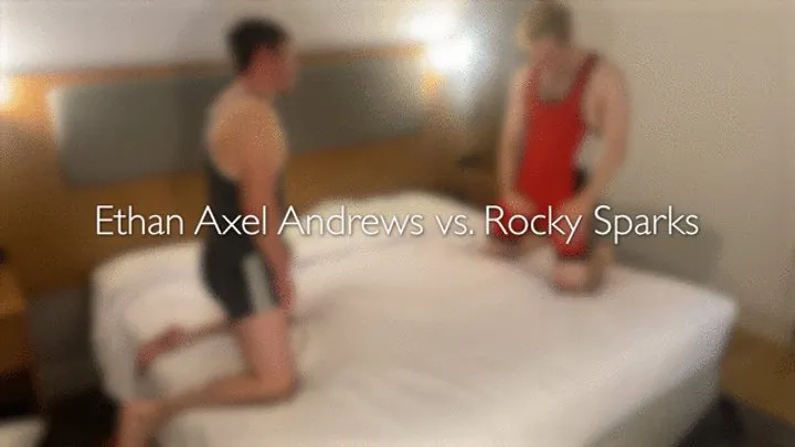 Rocky Sparks - First to Cum Loses Wrestling & Footjob with Ethan Axel Andrews