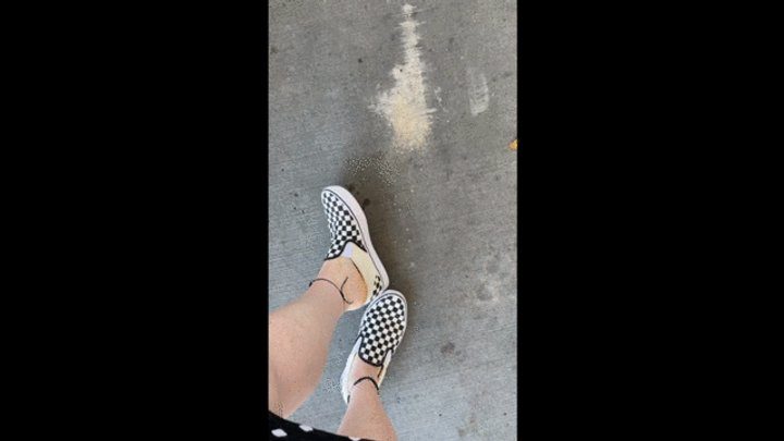 Kinkyfeet - Classic Check Vans with Sweaty Sole Prints