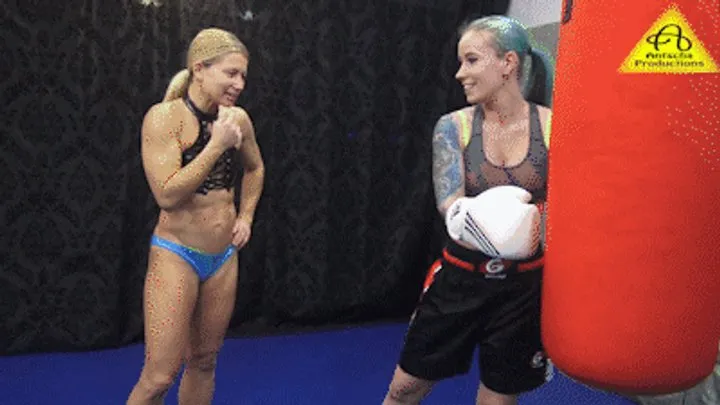 Antschas Wrestling And Fetish Store - Veteran lesson: Antscha vs Anett
