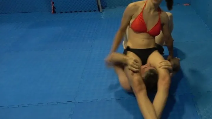The Wrestling And Domination Room - Galya Destroys Ragdoll Sam