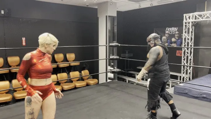 Pandemic Pro Wrestling - Beast Dominates Buffy with piledrivers and more