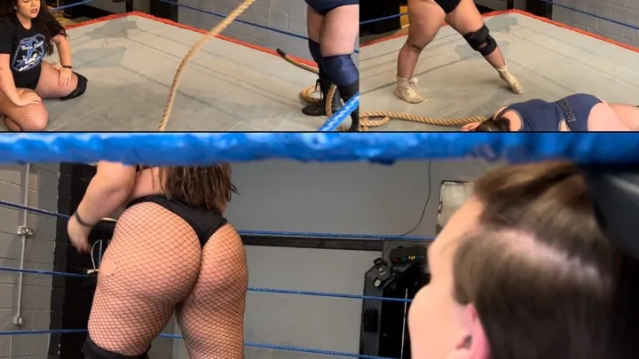 Nadia Sapphire - strong girl tug of war