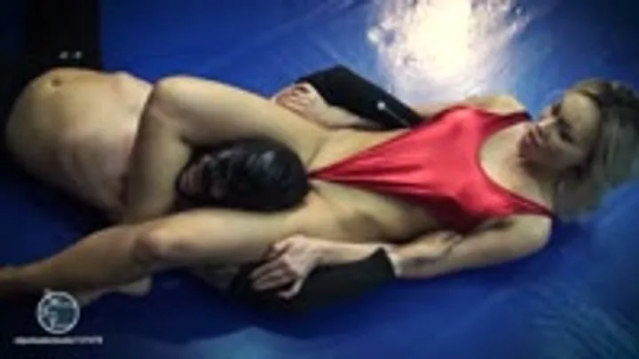 Wrestling Fetish Fantasy - BWS - Karina vs Black Grappler - the wrestling challenge part 1, 1080HD, mp4