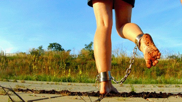 Bound And Milked - NEELE - PILLORY - ANKLE CUFFS AND CHAINS ON TOUR - PART 7