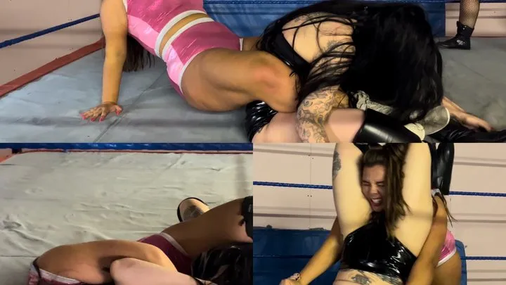 Nadia Sapphire - body scissors, abdominal stretch, figure four leg lock