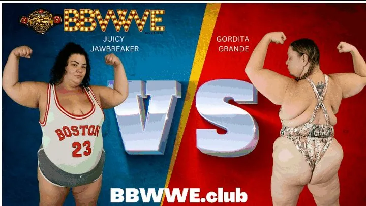 Bbw  Fat Fetish Clips - BBWWE Championship Title Wrestling Match *Custom Video*