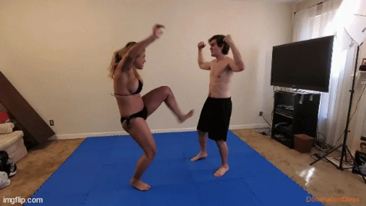 Domination Divas - Megan Jones Dominates Jake, Again! mp4