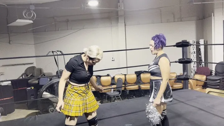 Pandemic Pro Wrestling - Cheerleader vs Sexy School Girl Fight!