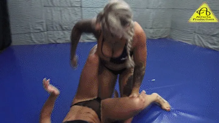 Antschas Wrestling And Fetish Store - Pamela vs Warrior wrestling