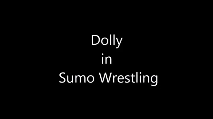 Wrestling Store. - DOLLY IN SUMO WRESTLING MATCH