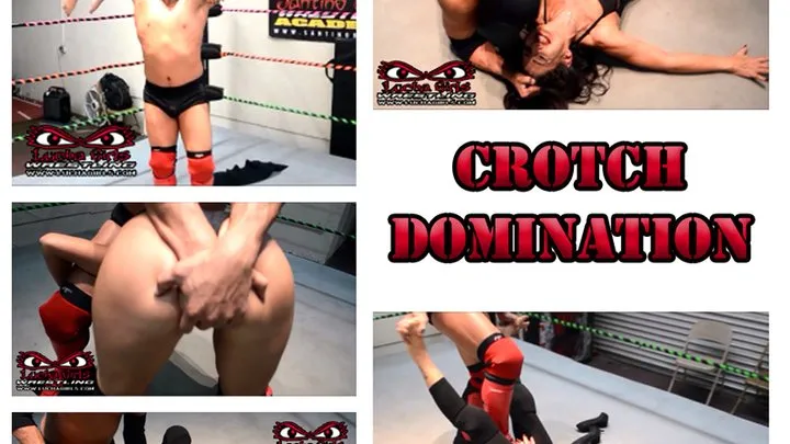 Lucha Girls ~ Female Pro Wrestling - 1675-Crotch Annihilation - Mixed Maledom Wrestling