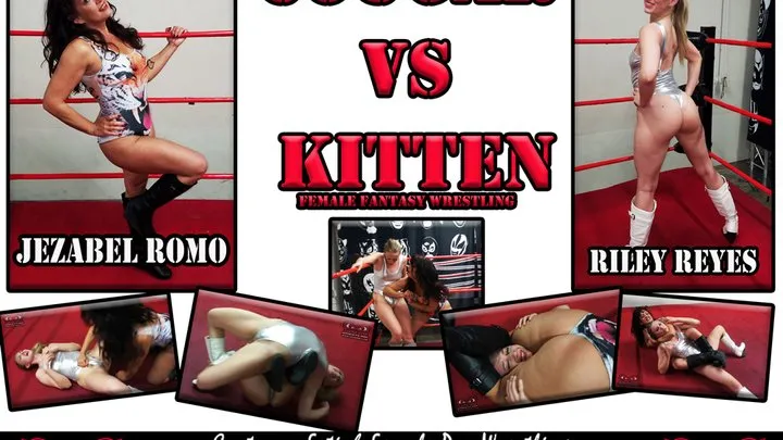 Lucha Girls ~ Female Pro Wrestling - 1382- Cougar vs Kitten - Fantasy Female Wrestling