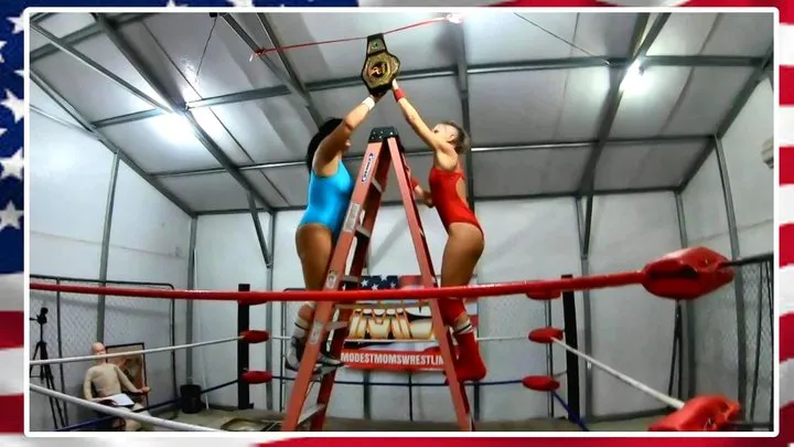 Modest Moms Wrestling - Ladder Match!