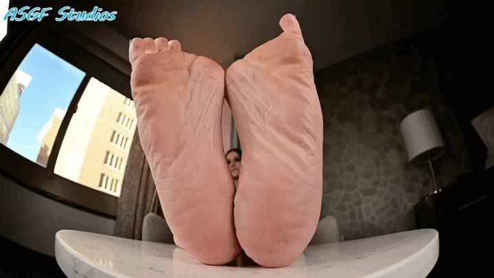 Amateur Soles Giantess And Footjobs - Terra Mizu BIG FAT SOLES!! - MOV