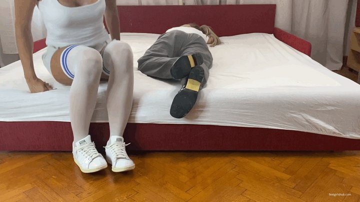 Dollhouse Studio - RELAXING AND SNORING WITH DIRTY SMELLY SOCKS NYLONS FUN (PART 1) - MOV Mobile Version