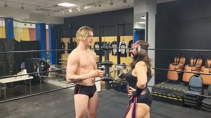 Pandemic Pro Wrestling - Masked Woman dominates young Jack