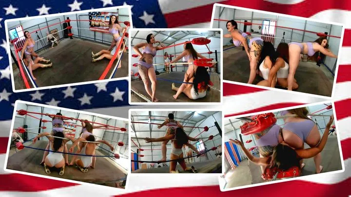 Modest Moms Wrestling - Stinkface Champions! 3 WMV