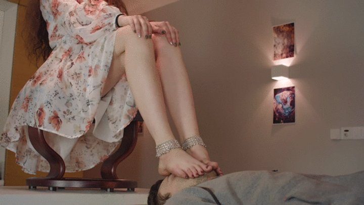 Dominant Femine - 2 Clips - Lisa From Ukraine High Above Him Using Him For Her Dirty Feet - MIX - HD 1920x1080